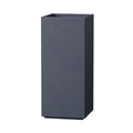 Tall Rectangular Concrete Flower Planters Indoor Outdoor Plant Pots With Drainage Holes