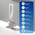 Tall Waterfall Vessel Sink Fauce