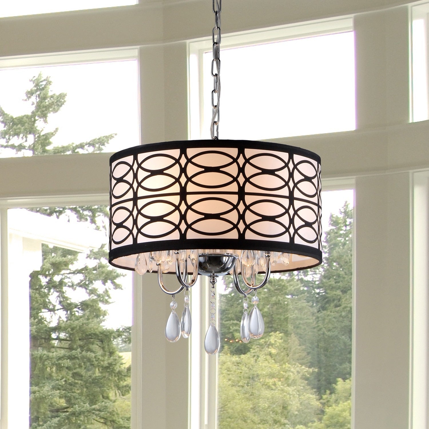 Tallalluh 4 Light Chrome Chandelier