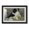 Tama The Japanese Dog C 1876 Pierre Auguste Renoir Custom Framed Print