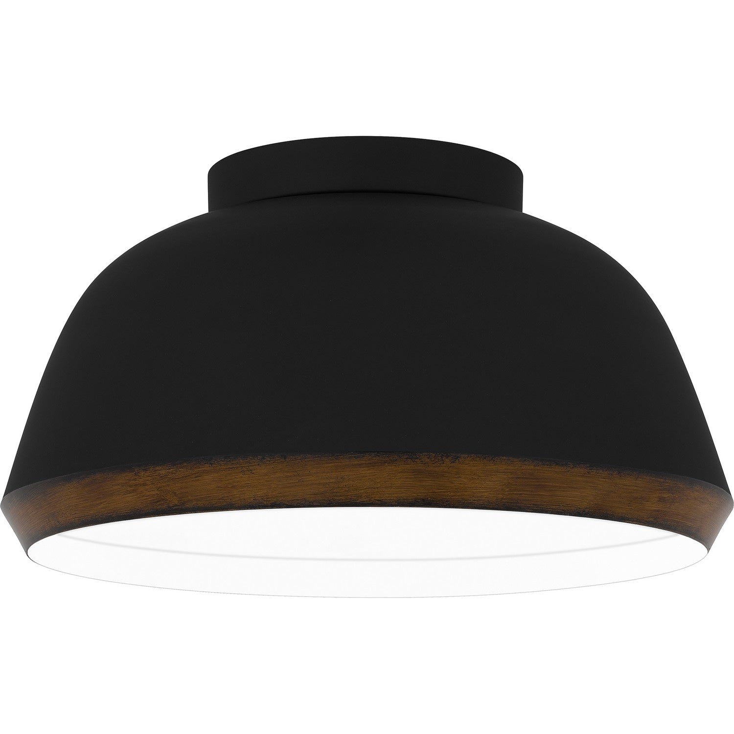 Tamara 3 Light Flush Mount In Matte Black