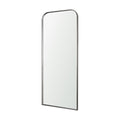 Tamira Tall Brushed Gunmetal Metal Arched Mirror 31.5L X 1.8W X 75.8H