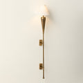 Tamlin Aged Brass Tall Table Lamp