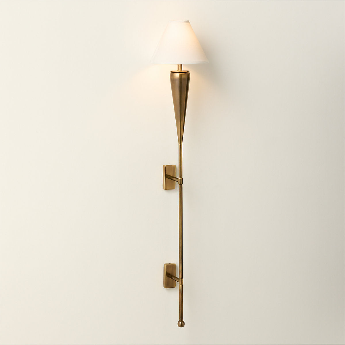 Tamlin Aged Brass Tall Table Lamp