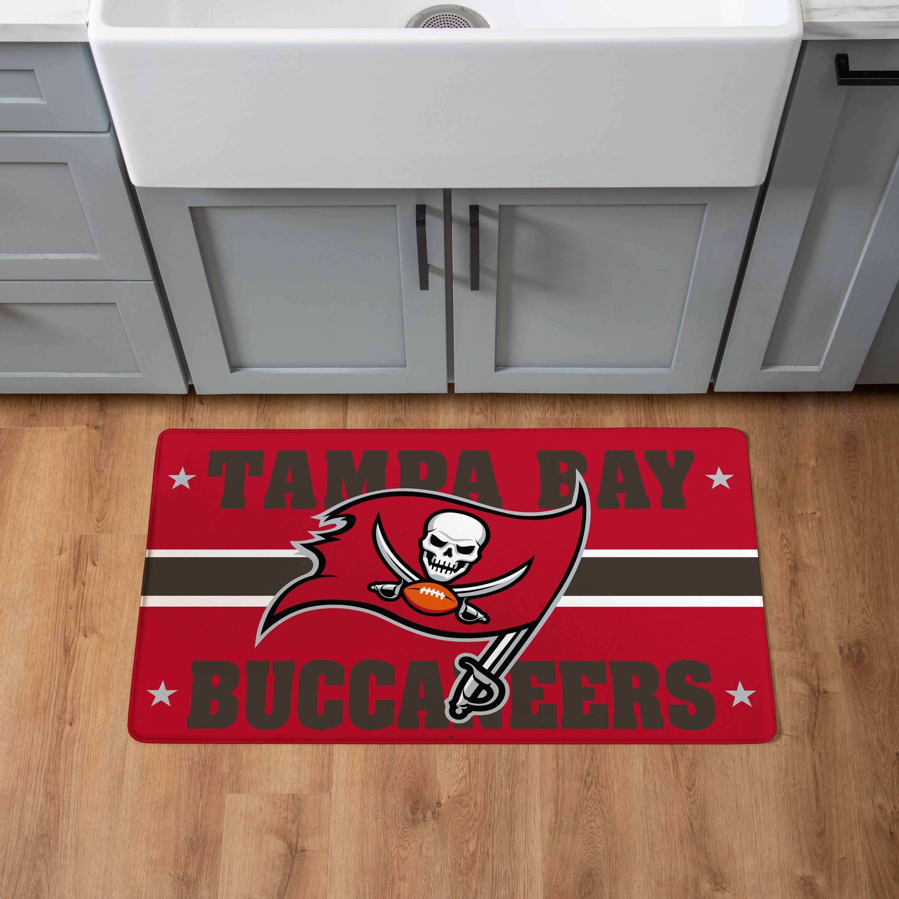 Tampa Bay Buccaneers Anti Fatigue Door Mat 30 X 18