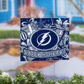 Tampa Bay Lightning Yard Sign Happy Holidays 24 X 18