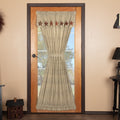 Vhc Brands Country Star Tan Door Panel Cotton Curtains