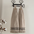 Vhc Sawyer Mill Farmhouse Country Tabletop Kitchen Button Loop Housewarming Solid Color Kitchen Towel Set Of 2