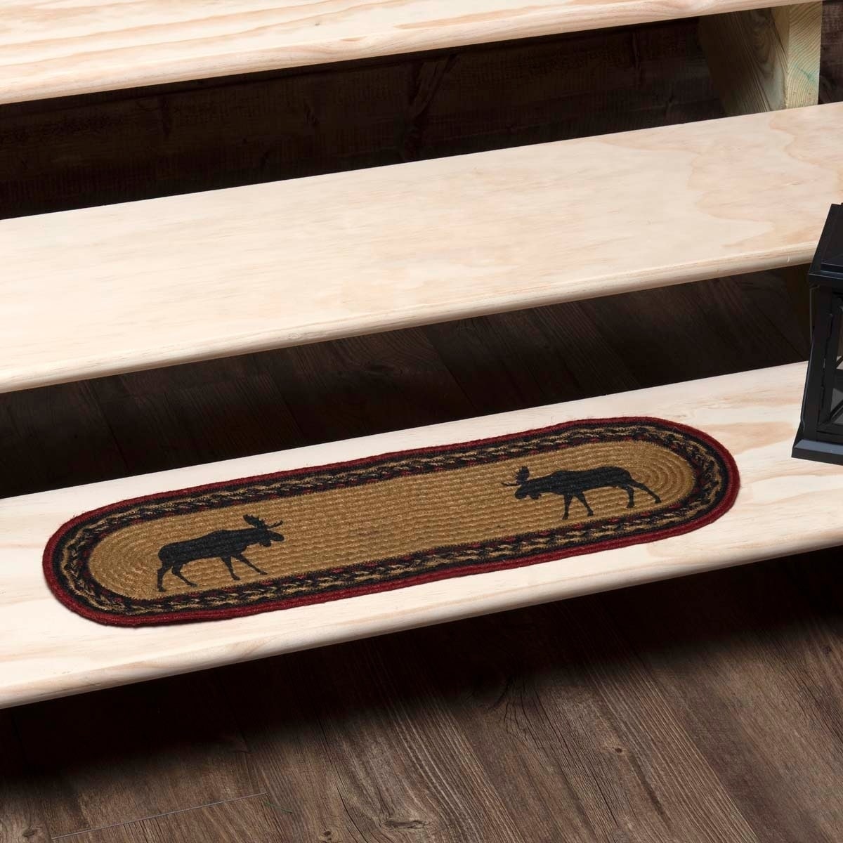 Cumberland Oval Jute Stair Tread 8.5 X 27