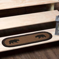 Wyatt Bear Oval Jute Stair Tread 8.5 X 27