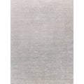 Tangaro Handloomed Bamboo Silk Banana Silk Light Silver Area Rug 2 X 3