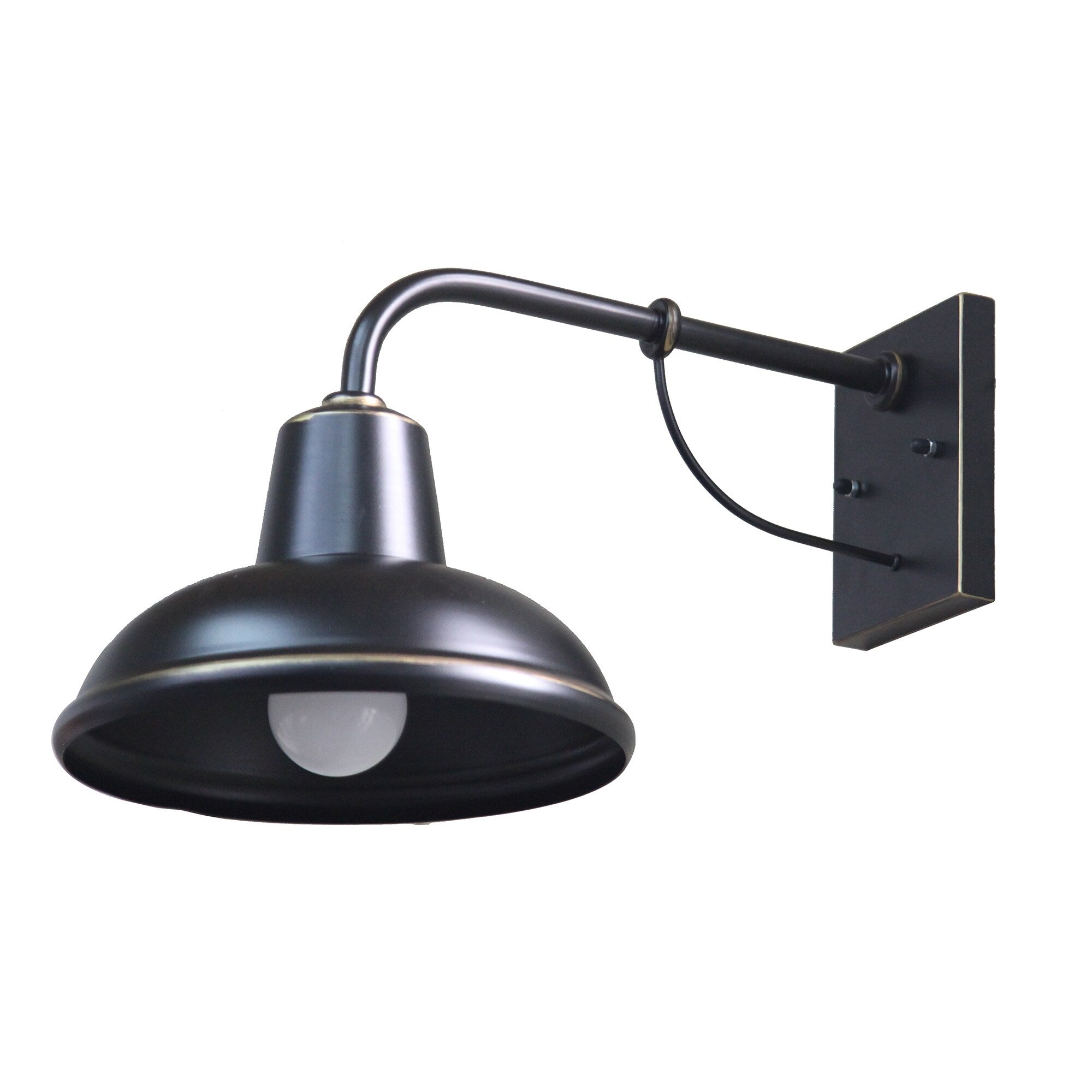 Tanner 1 Light Exterior Wall Lighting In Imperial Black Finish Imperial Black