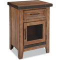 Taos Canyon Brown 1 Drawer Nightstand