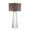 Tapered Cylinder 37.5 High 1 Light Table Lamp Silver Mercury