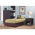 Tapered Leg Platform Storage Bed In Espresso