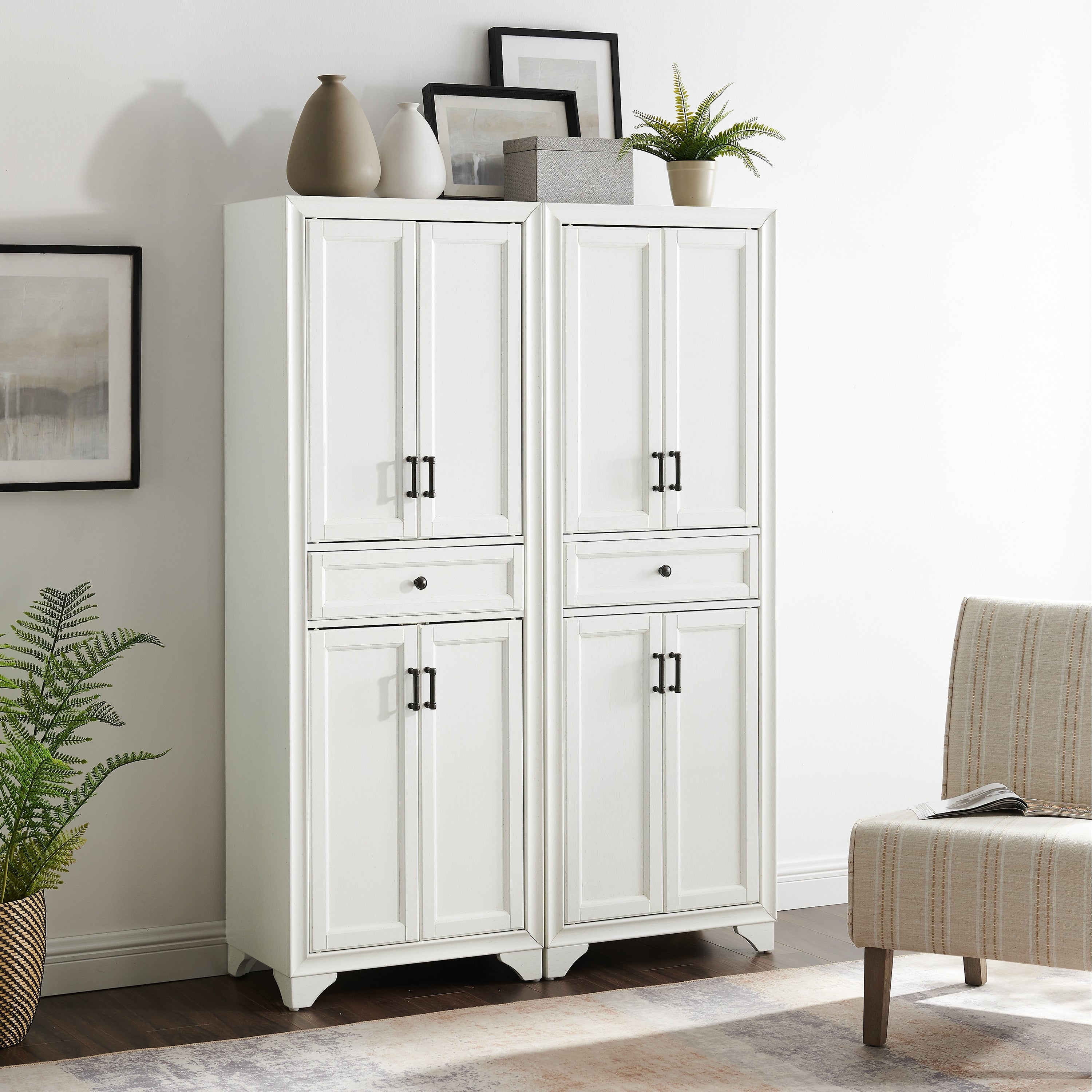 Tara 2Pc Pantry Set 47.5 W X 15 D X 67.75 H
