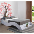 Tara White Platform Bed