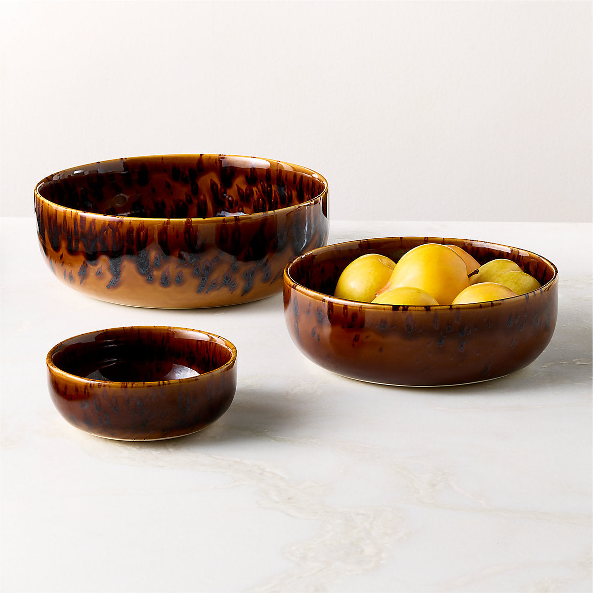 Tara Tortoise Stoneware Appetizer Plate