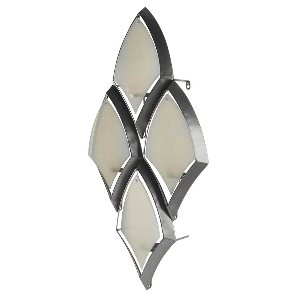 Tarmac Ii Silver Wall Mounted Candle Holder