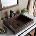 Tatra Antique Copper Drop In Bathroom Sink