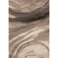 Taupe Black White Organic Layers High Traffic Rug