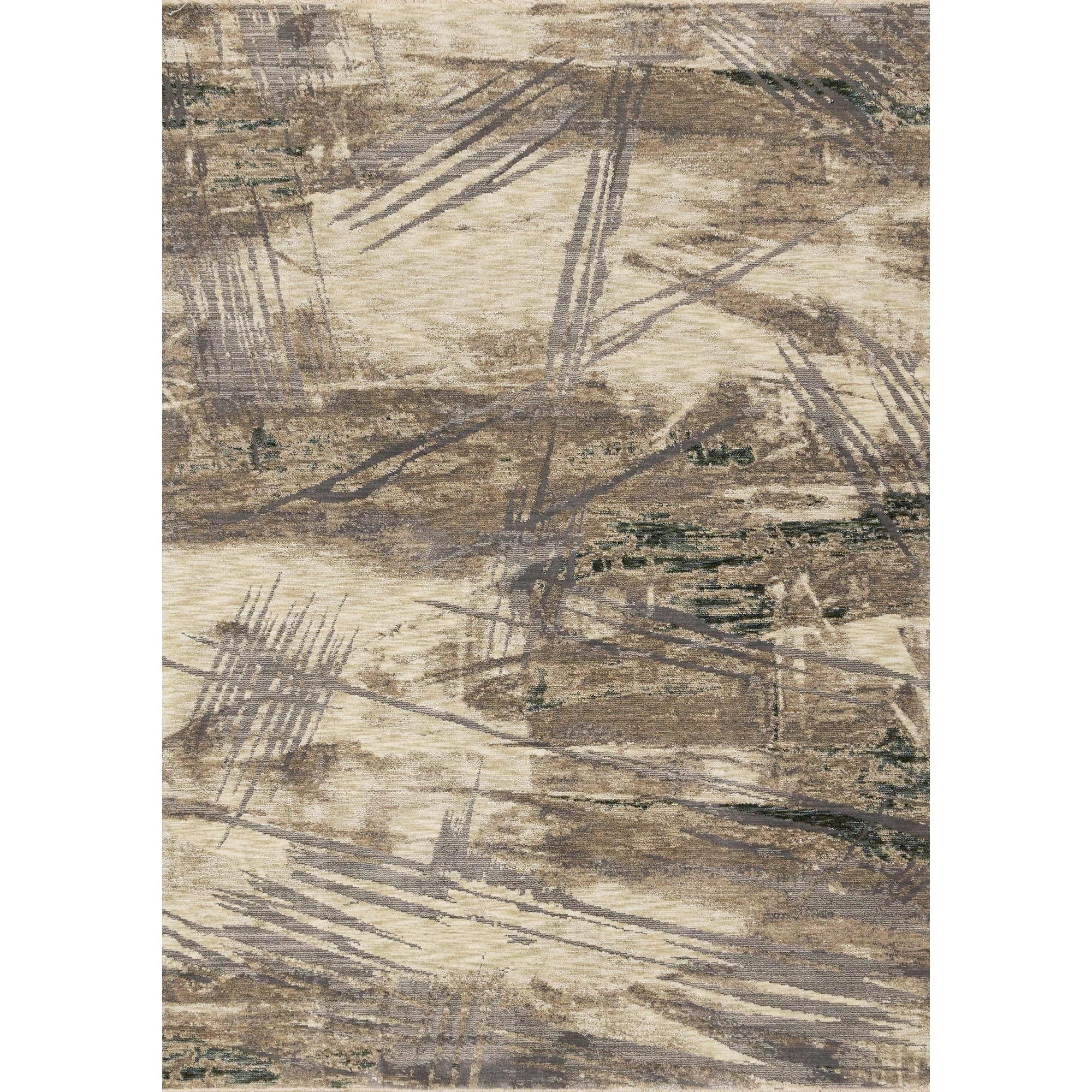 Taupe Gray Versatile High Traffic Rug
