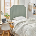 Tavira Allure Outlet College Dorm Headboard Cutaway Beige Forest Stripe