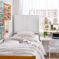 Tavira Allure Outlet College Dorm Headboard Simple Style White