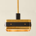 Tavish Indoor/Outdoor Aged Brass Flush Mount Light