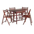 Taylor 5 Pc Set Drop Leaf Table W 4 Folding Chairs