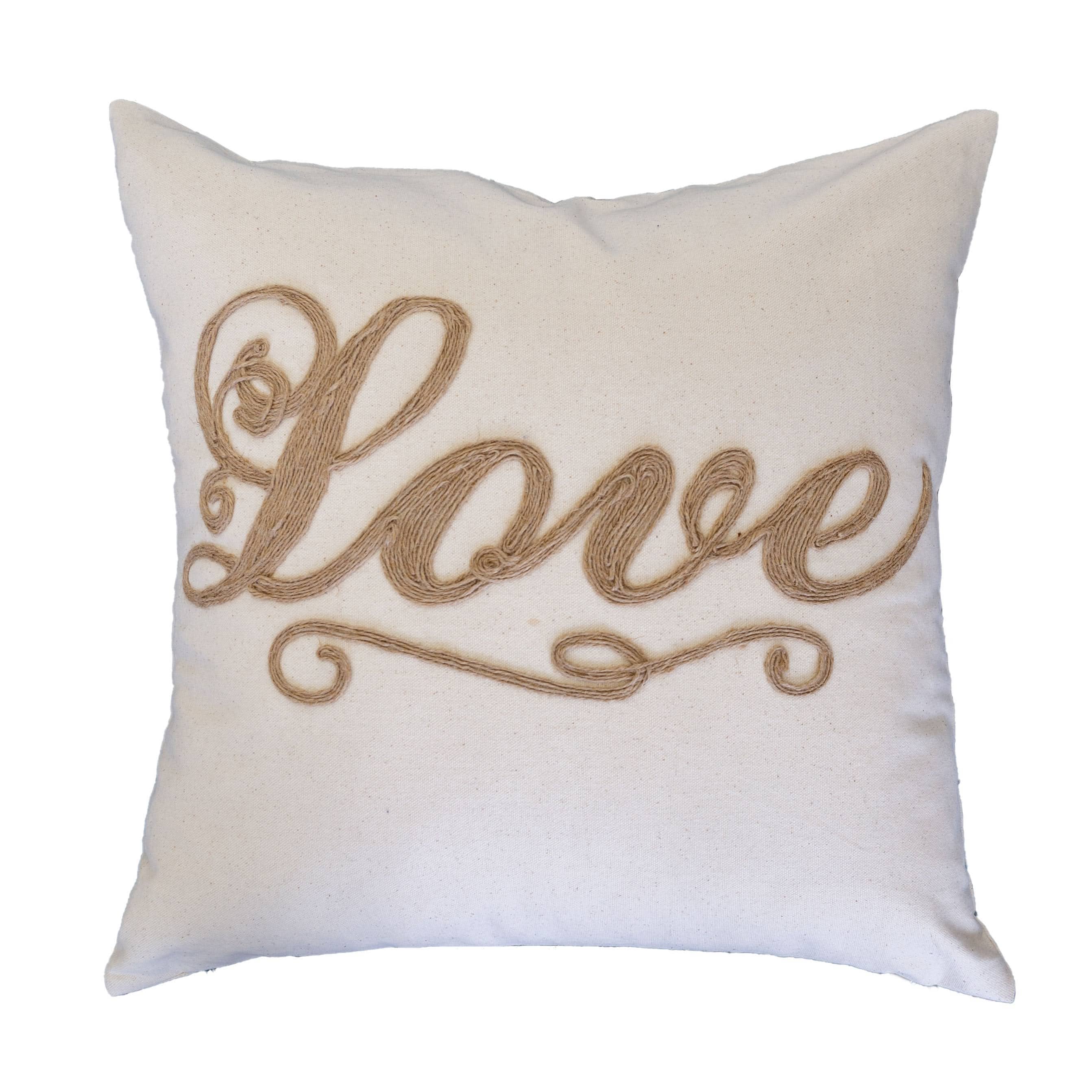 Taylor Cotton With Embroidery 20 Square Decorative Throw Pillow 2Pk