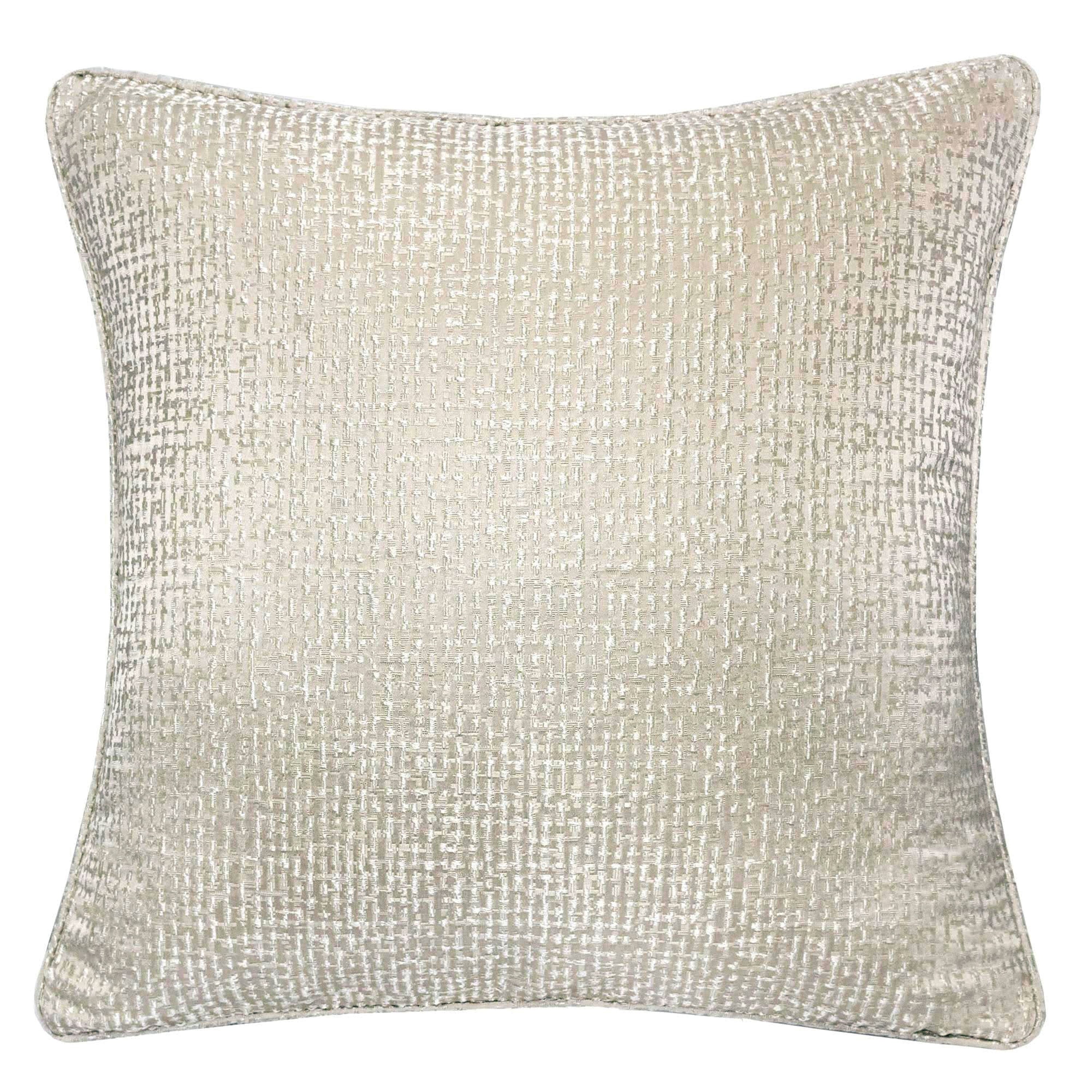 Silver Orchid Purviance Cotton Linen Modern Accent Pillow Set Of 2
