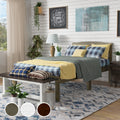 Fatima Rustic Twin Size Platform Bed By Foa