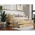 Taylor Olive Begonia Weathered Gray Twin Bed And Trundle