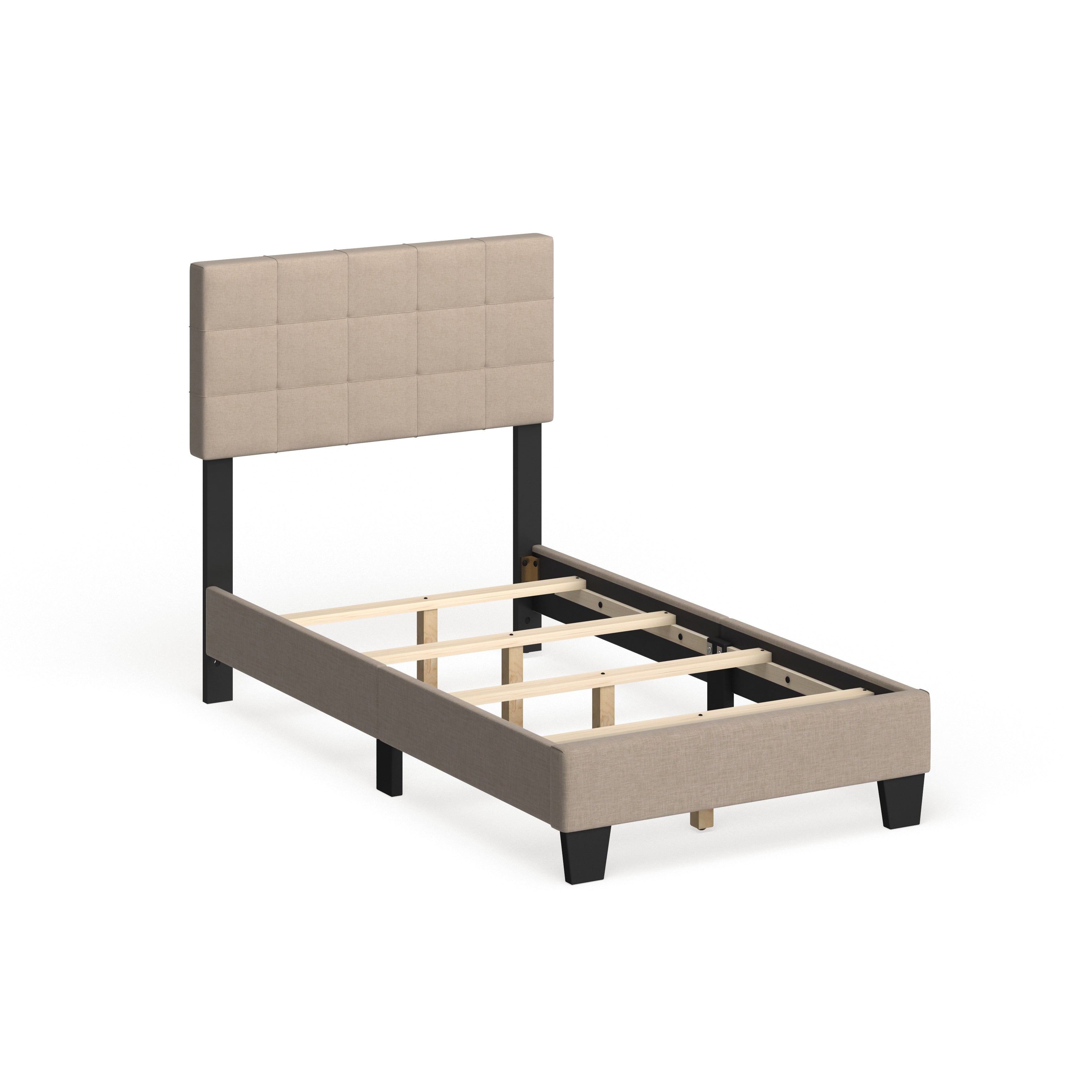Taylor Olive Tuxbury Upholstered Twin Platform Bed