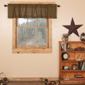 Tea Cabin Green Plaid Valance 16 X 72