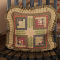 Tea Cabin Pillow Quilted 16X16