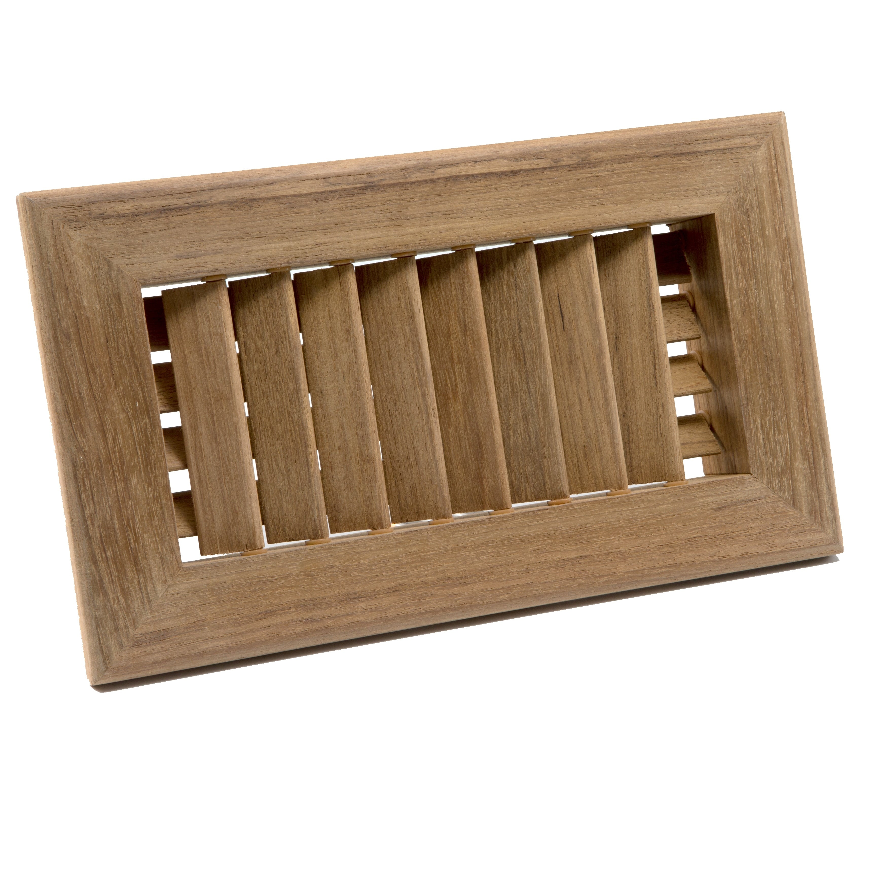 Teak Air Conditioning Vent 9 3 4 W X 5 3 4 H X 1 1 2 Thick