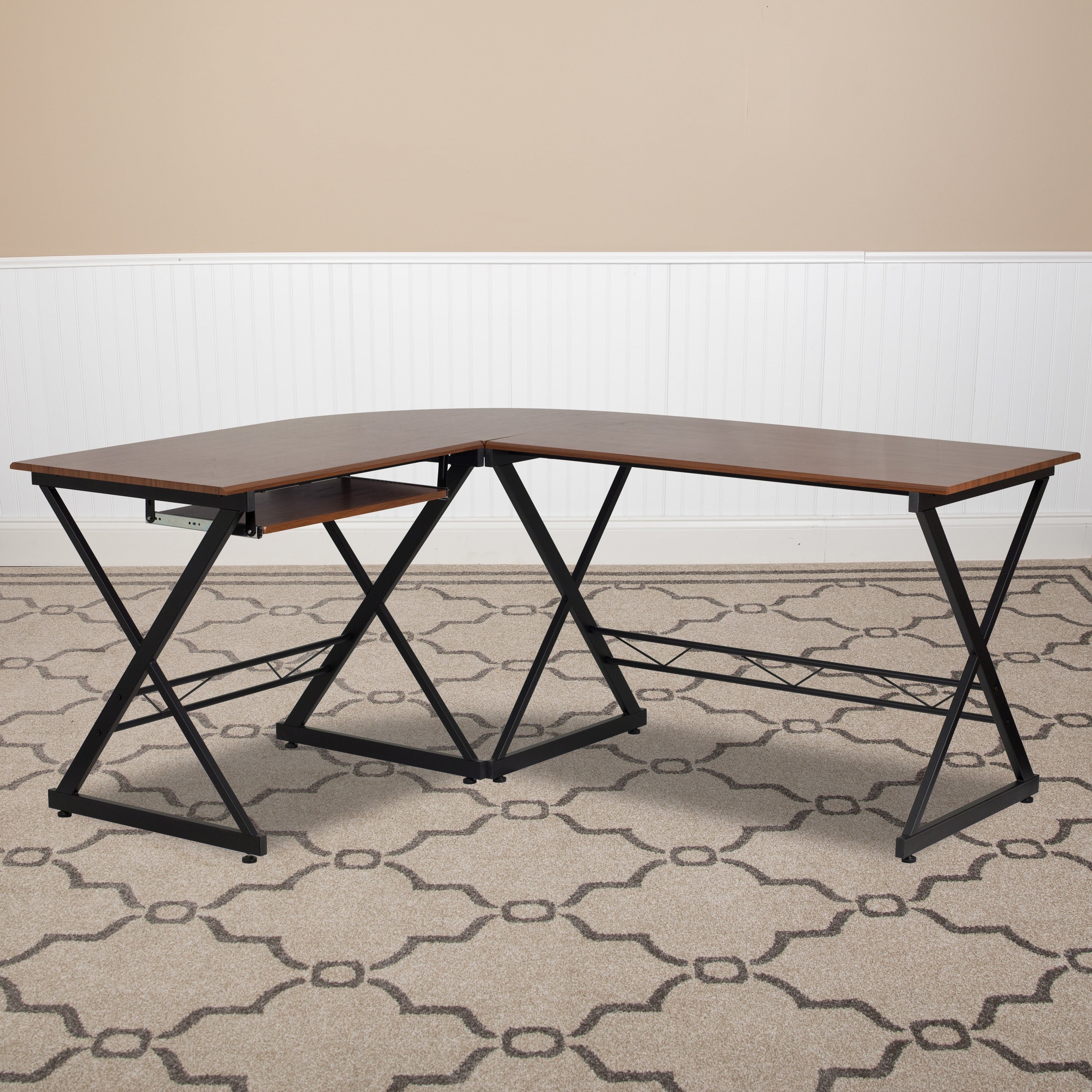 Porch Den Lexington Laminate L Shape Desk