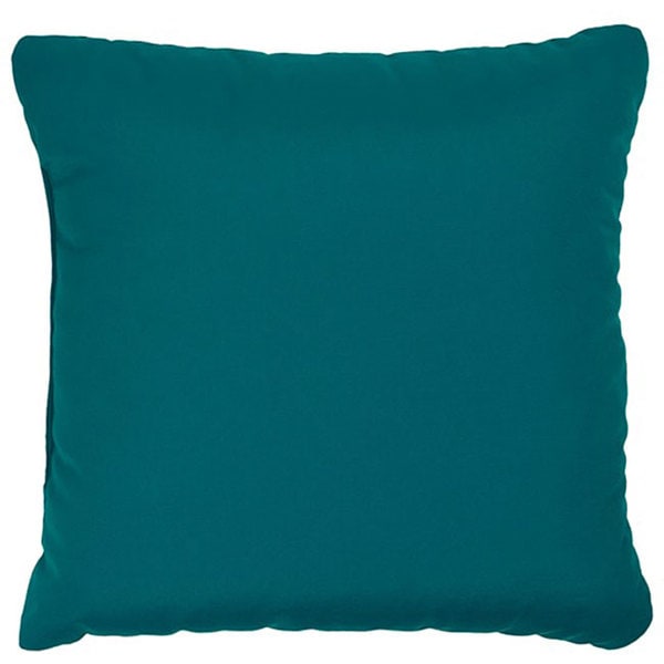 Teal 20 Inch Knife Edged Indoor Outdoor Pillows With Sunbrella Fabric Set Of 2