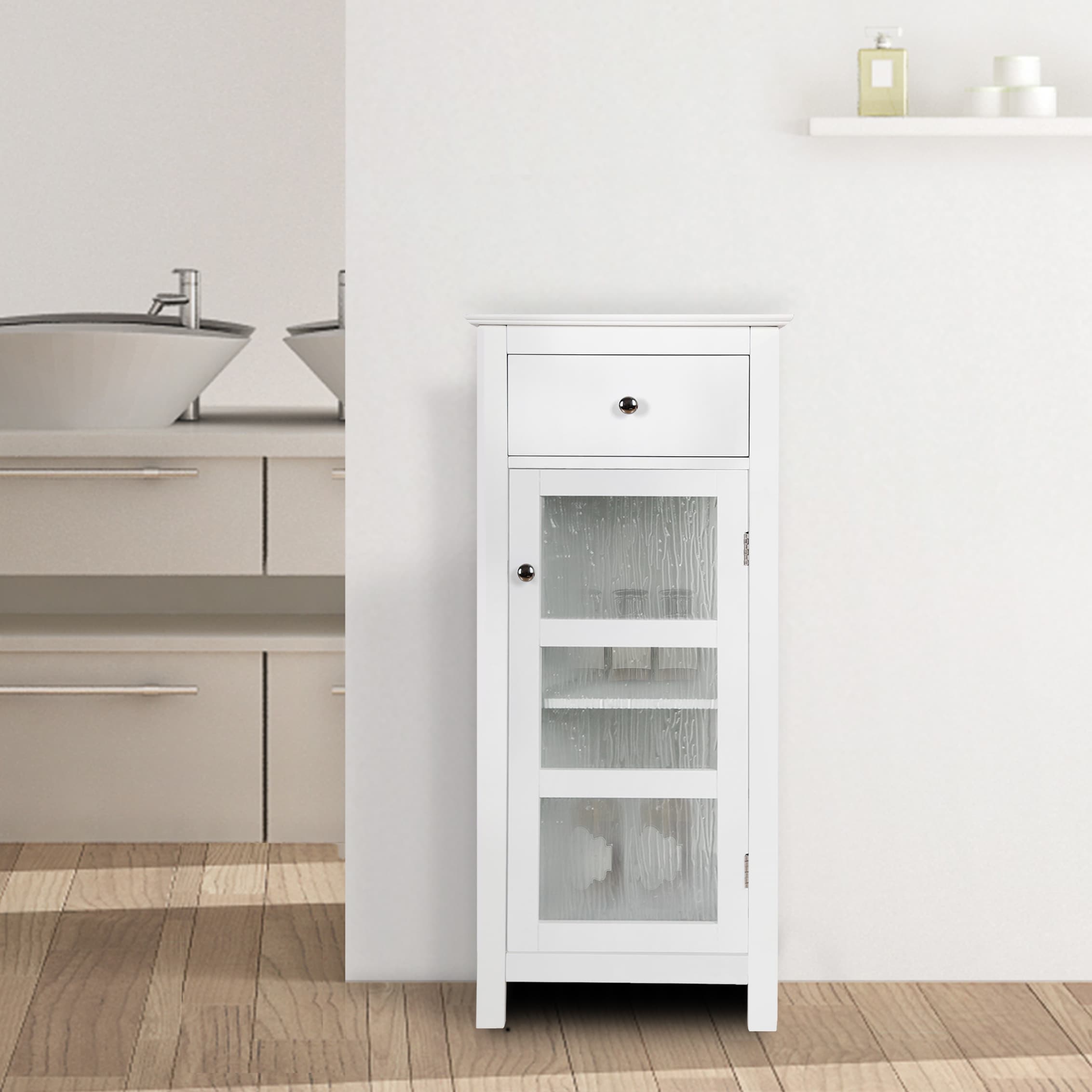Elegant Home Fashions Highland Single Drawer Floor Cabinet