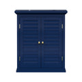 Bayfield White Finish Cabinet With Shutter Doors By Elegant Home Fashions