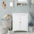 Bayfield White Double Door Floor Cabinet By Elegant Home Fashions