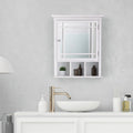 White Medicine Cabinet By Elegant Home Fashions
