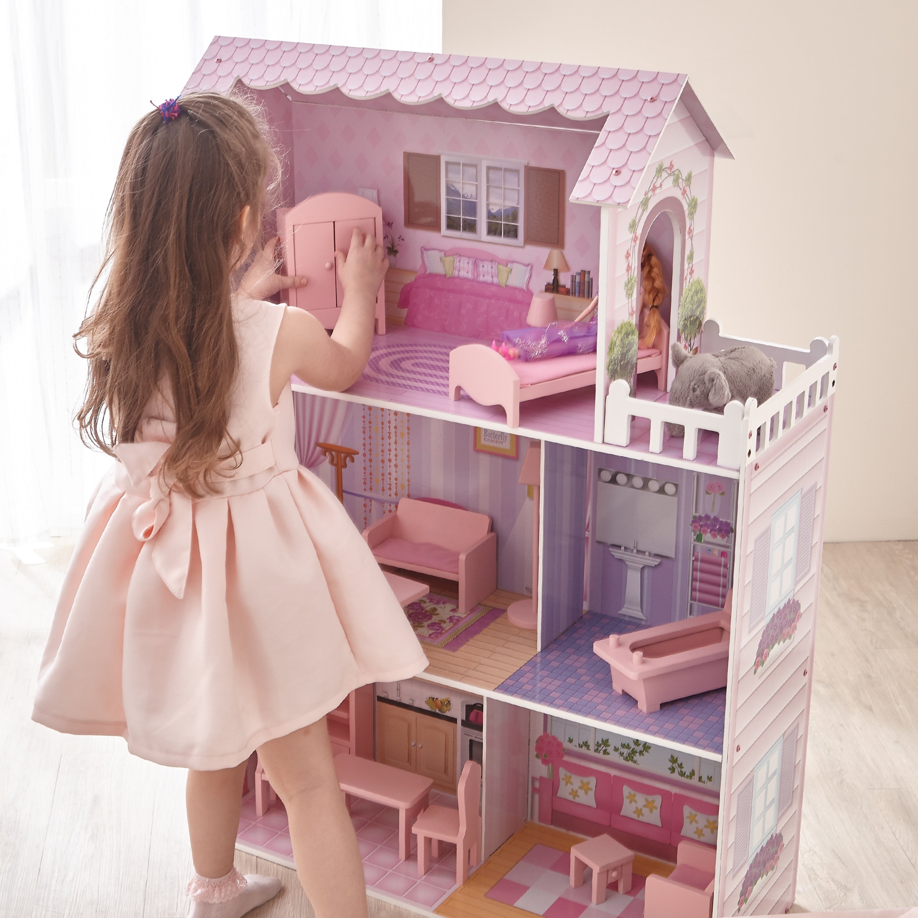 Teamson Kids Fancy Mansion Doll House