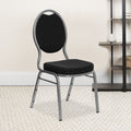 Teardrop Back Stacking Banquet Chair Gold Frame
