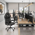 Techni Mobili High Back Executive Sport Race Office Chair Black