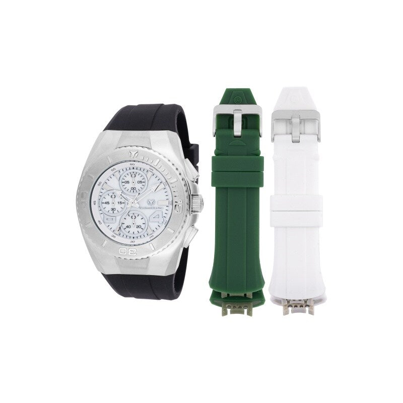 Technomarine Mens Tm 124028 Cruise Quartz Chronograph White Dial Watch