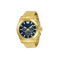 Technomarine Mens Tm 220149 Manta Quartz Chronograph Blue Dial Watch Silver