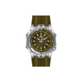 Technomarine Mens Tm 224008 Manta Quartz 3 Hand Green Dial Watch